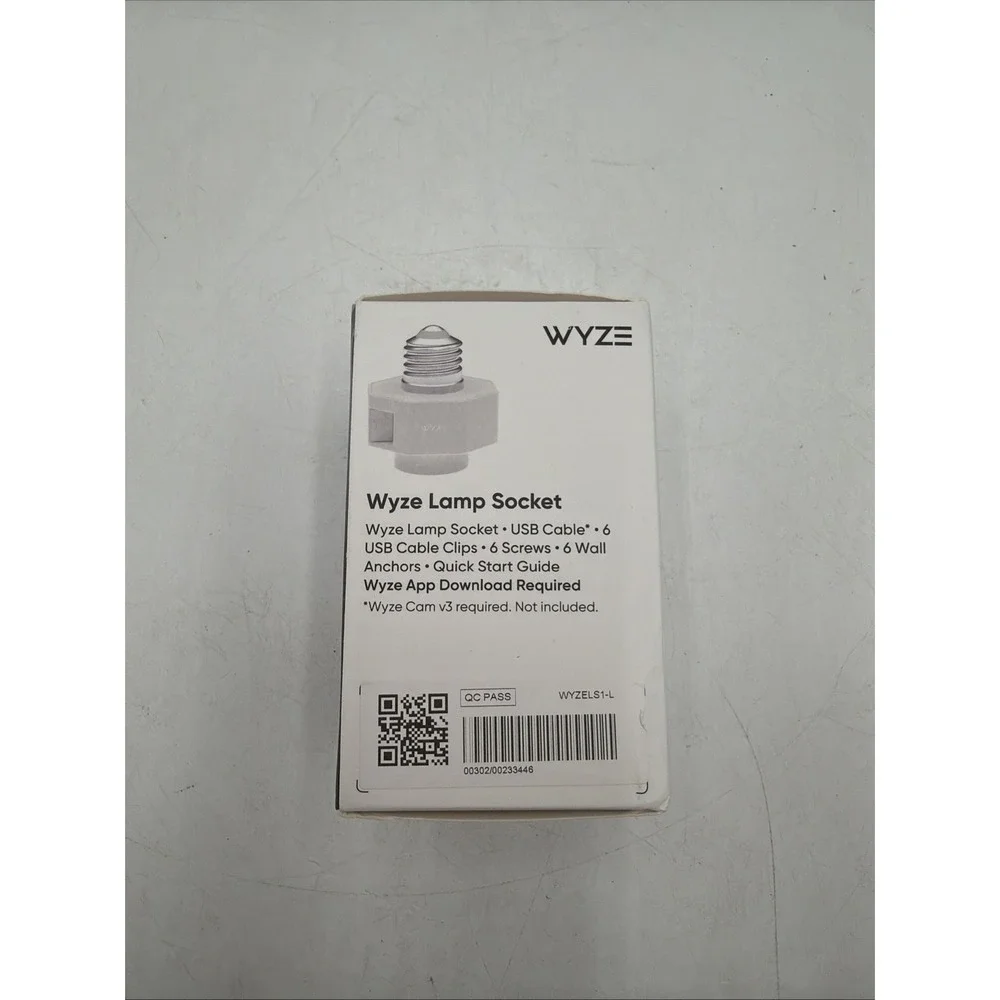 Wyze Lamp Socket Add On Unit Power Adapter for Wyze Cam E26